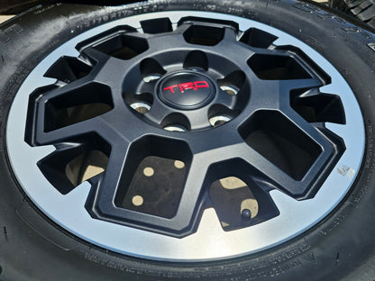 17" Toyota Tacoma 4Runner TRD OEM 10638 wheels rims SET 2025 2026 BFG A/T NEW