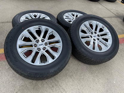 20" Ford F-150 LARIAT Limited OEM 10619 rims wheels CHROME Expedition 2026 NEW
