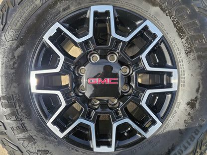 18" GMC Sierra AT4X Chevy Trail Boss 2500 OEM 14136 wheels rims GOODYEAR 35"