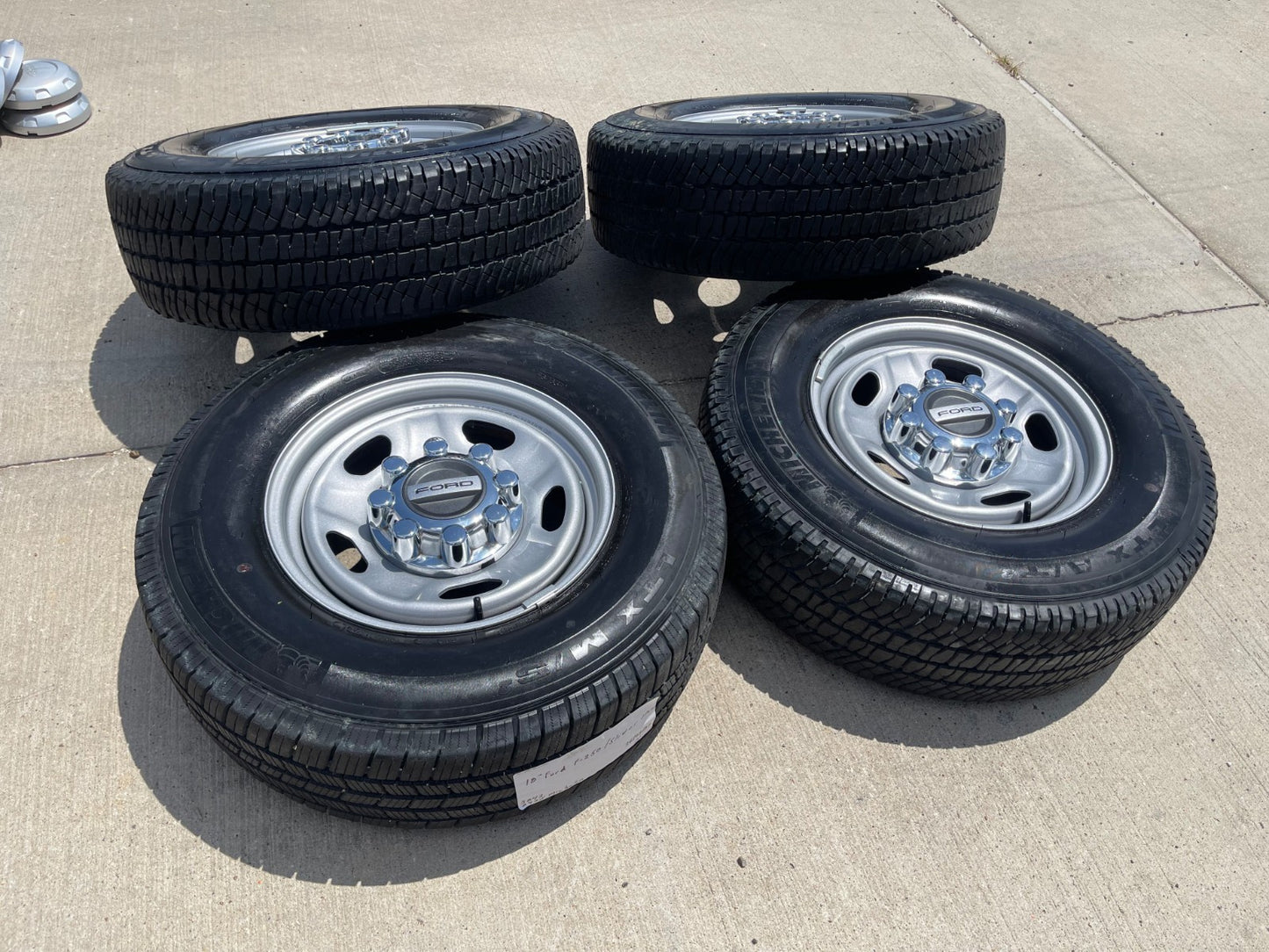 17" Ford F-250 F-350 OEM 3828 wheels rims SET 2024 2025 2026 MICHELIN A/T2