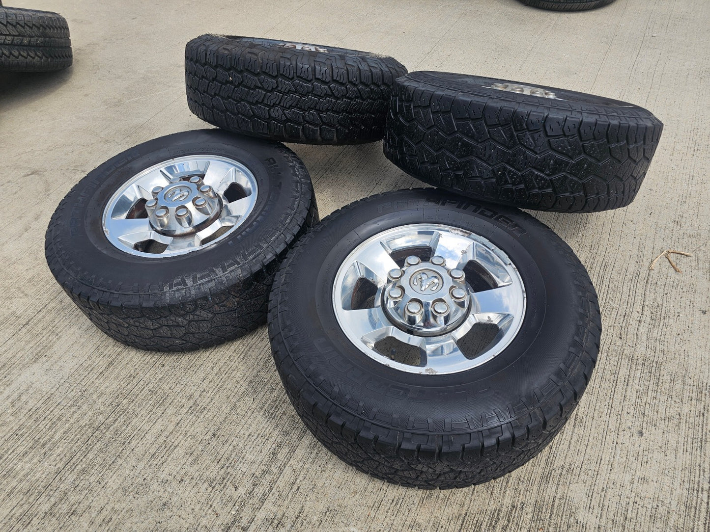 17" Dodge Ram 2500 3500 OEM wheels rims 2187 tires
