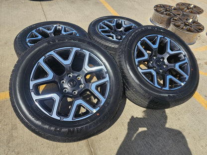 20" Dodge Ram 1500 OEM Laramie wheels rims tires 68583860AA 2024 2025 NEW