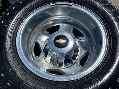 17" Chevy Silverado GMC Sierra 3500 Dually rims wheels OEM 5519 5520 8094