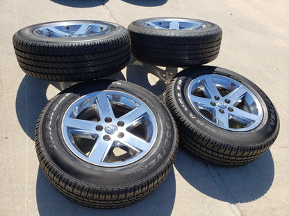 20" Dodge Ram 1500 OEM wheels rims 2364 chrome tires GOODYEAR