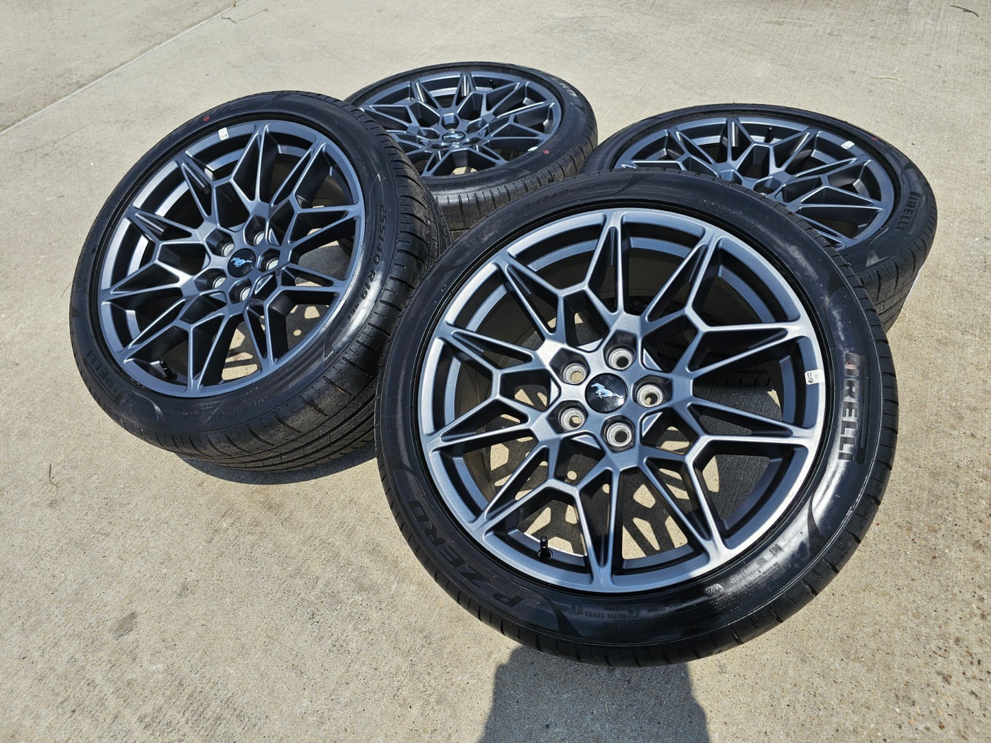 19" Ford Mustang GT Performance Track Pack OEM wheels rims 2025 2026 TPMS NEW