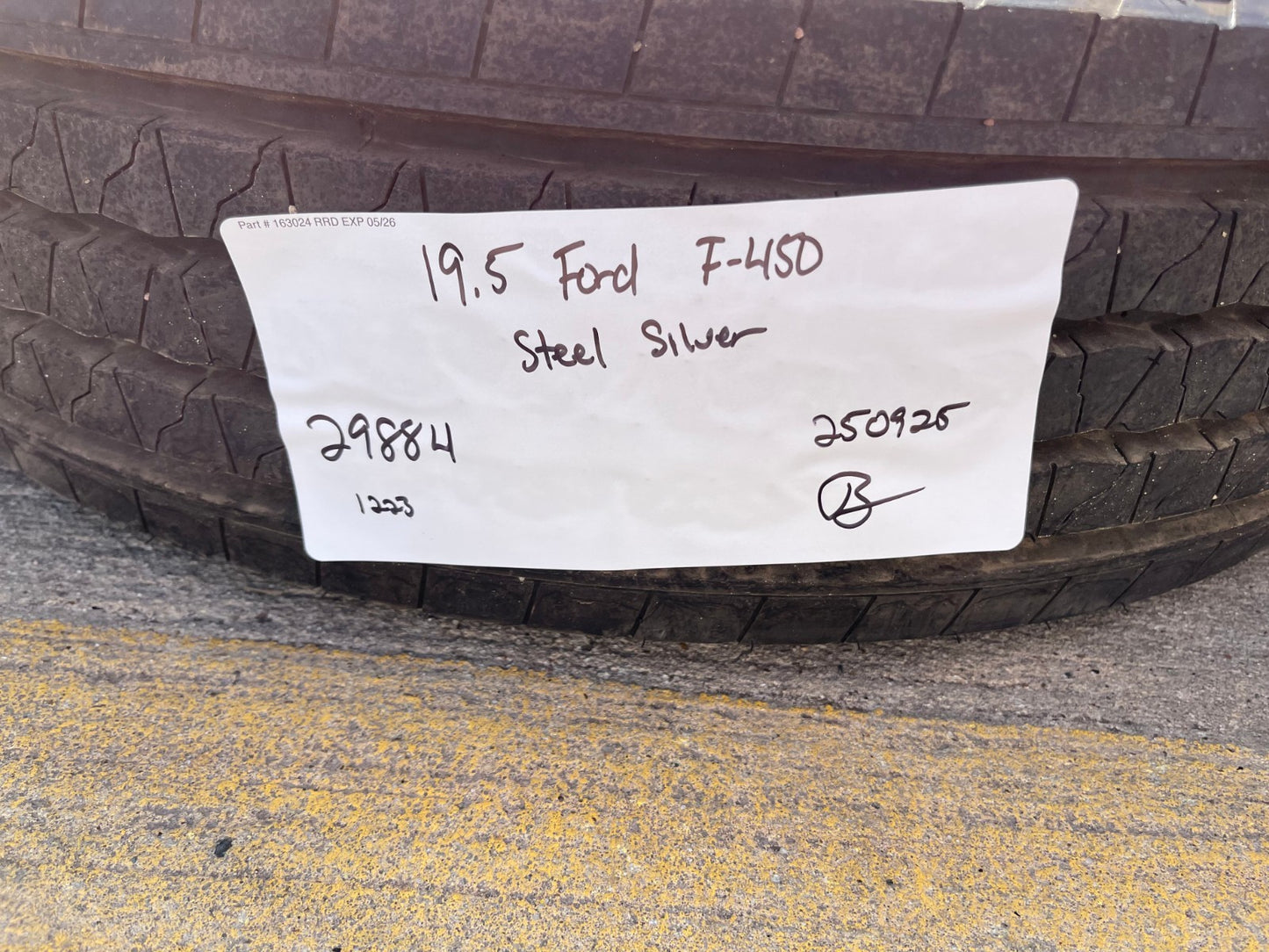 19.5" RAM 4500 5500 Ford F-450 Dually F-550 rims wheels OEM 10x225 HANKOOK NEW