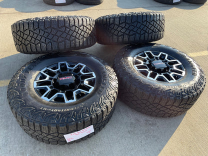 18" GMC Sierra AT4X Chevy Trail Boss 2500 OEM 14136 wheels rims GOODYEAR 35"