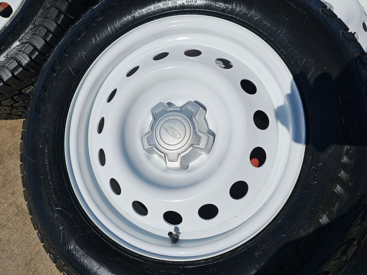 17" Ford Maverick Bronco Sport WHITE rims wheels 10415 OEM SET NEW BFG A/T