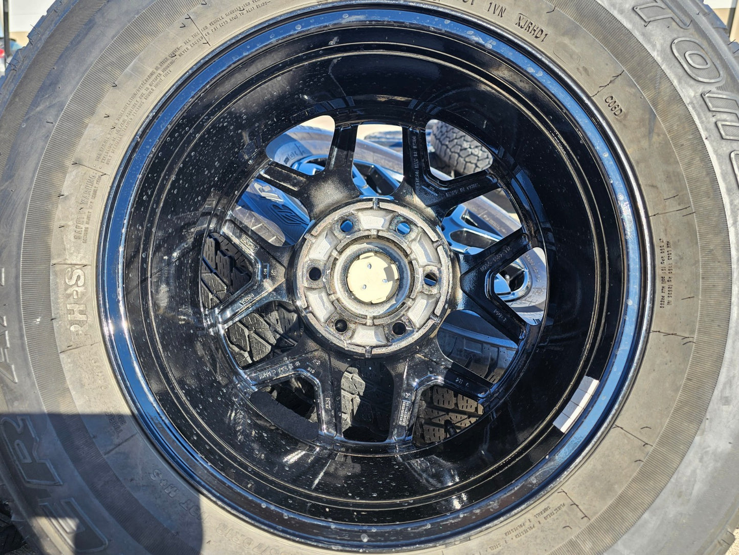 18" Ford Bronco wheels rims tires black 95213 Ranger 2023 2024 2025 2026
