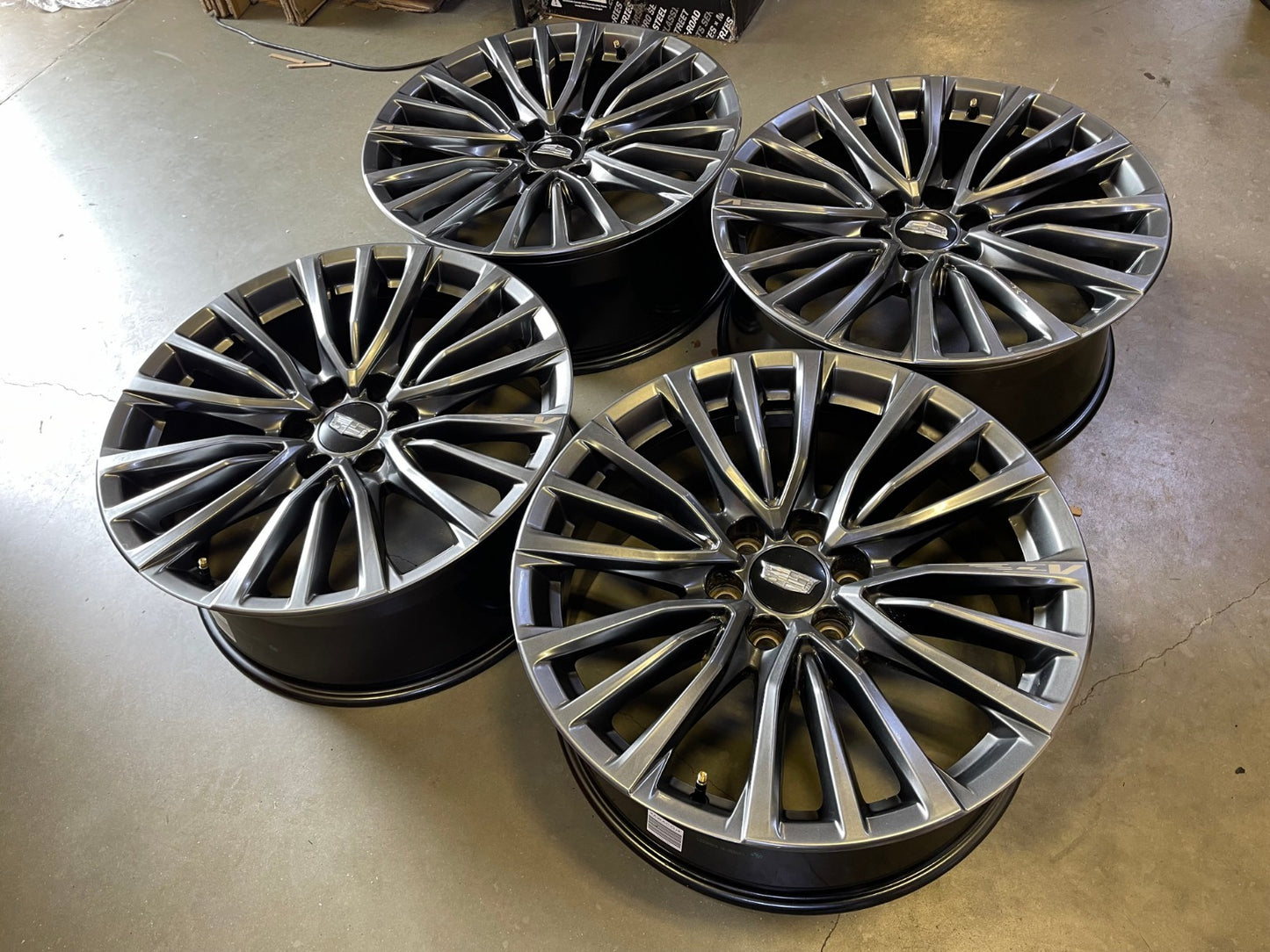 22" Cadillac Escalade V Platinum OEM 4883 wheels rims 2023 2024 2025 2026