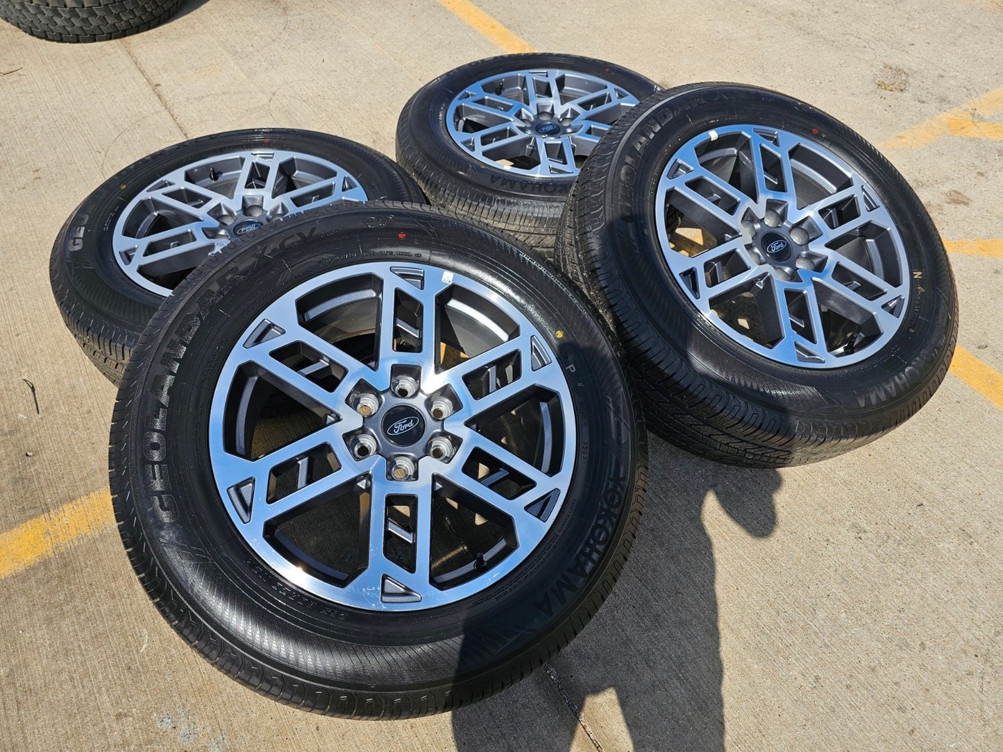 20" Ford F-150 LARIAT Limited OEM 94219 rims wheels Expedition 2026 NEW YOKOHAMA
