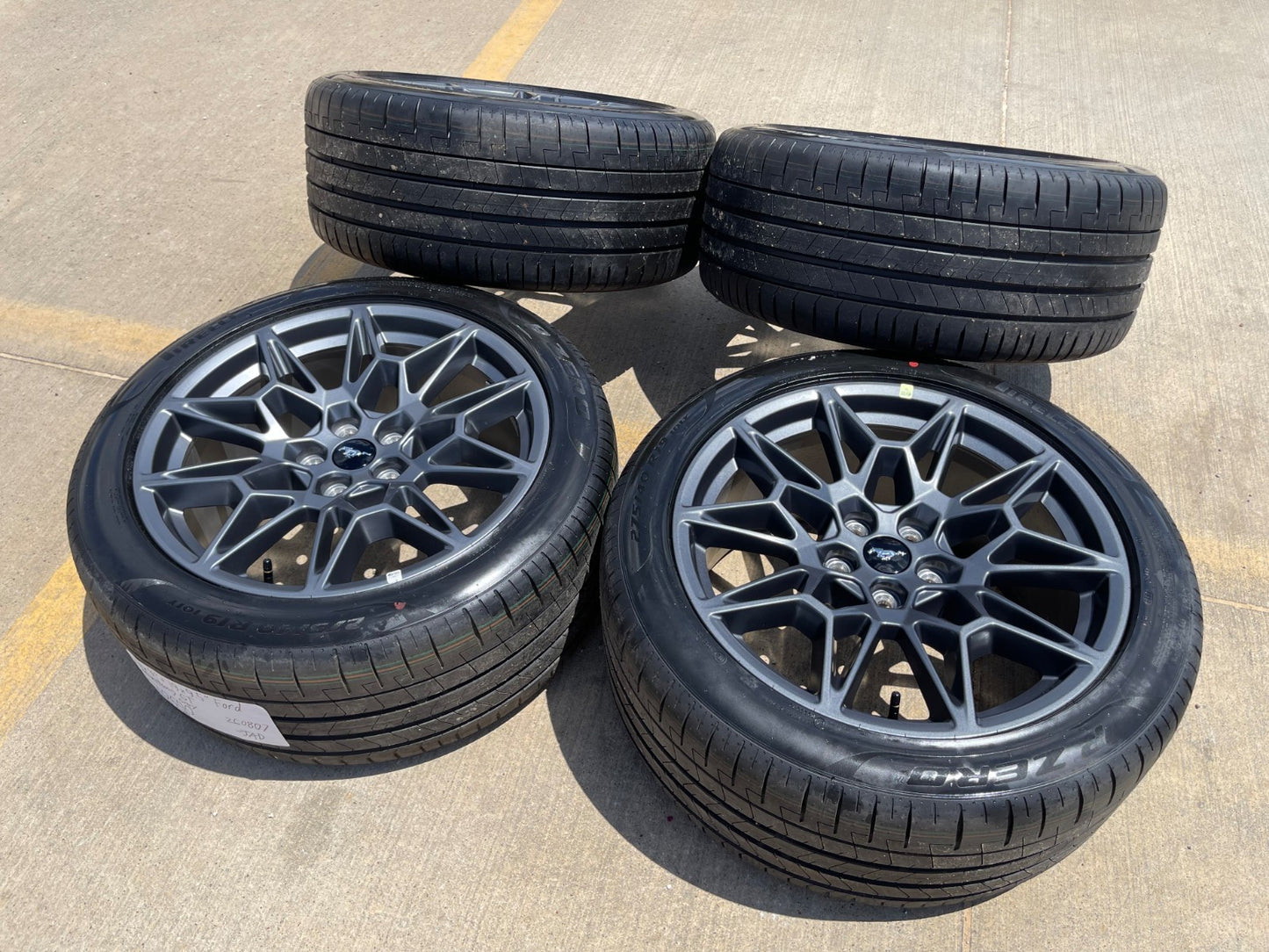 19" Ford Mustang GT Track Pack OEM 10600 10603 wheels rims 2025 2026 2027 NEW