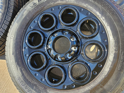 20" Ford F-250 F-350 OEM black TREMOR 10299 10484 wheels rims MICHELIN DEFENDER