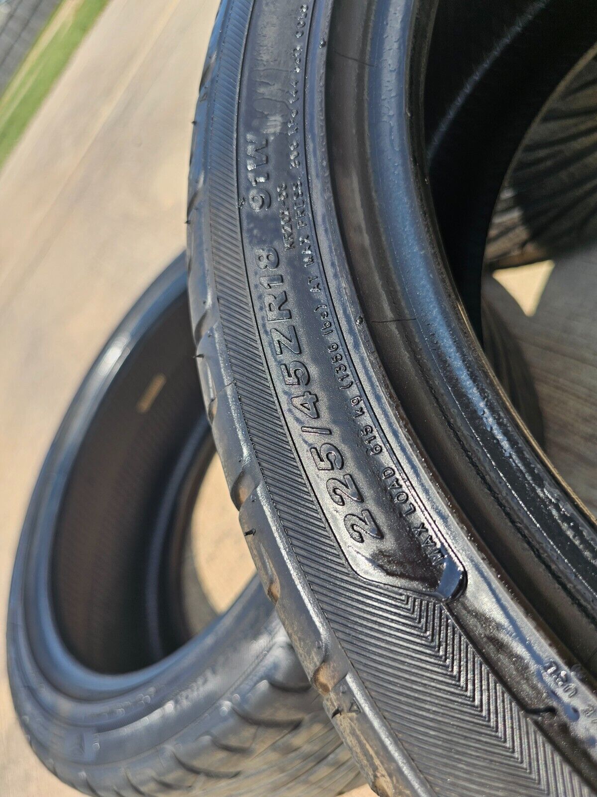 (1) 225/45/18 Kenda SS-779 tire SPARE