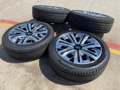 24" Cadillac Escalade IQ PLATINUM EV OEM 8x165 wheels rims Hummer 2500 2025 NEW