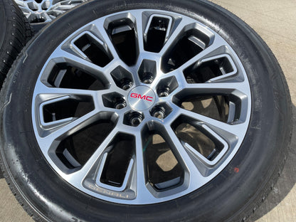22" GMC Yukon Sierra DENALI OEM wheels rims Tahoe BRIDGESTONE 2024 2025 2026 NEW
