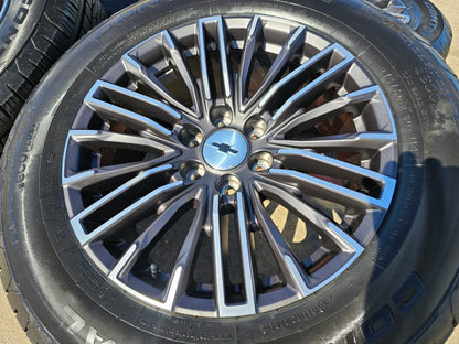 20" Chevy Silverado Tahoe GMC Sierra Yukon OEM wheels rims 2025 2026 2027 NEW