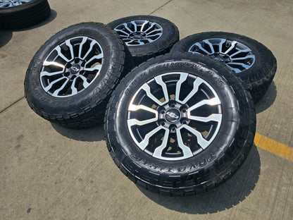 18" GMC Sierra AT4 Chevy Silverado Trail Boss OEM 5909 wheels rims TOYO A/T3