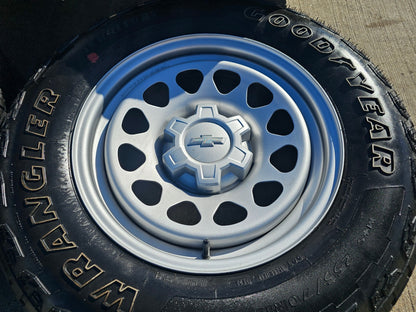 17" Chevy Colorado OEM wheels rims Silverado 8130 Canyon 2025 2026 NEW GOODYEAR