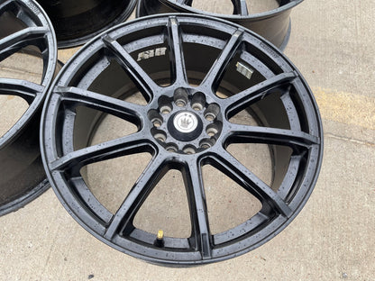 18" 18x8 Enkei Control wheels rims Toyota Camry Avalon Corolla SET 5x100 5x114.3
