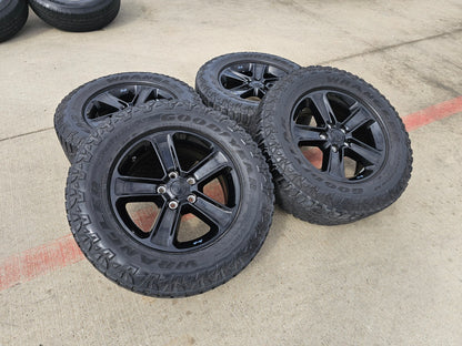 18" Jeep Wrangler Sahara OEM 9221 9255 wheels rims 2020 2021 2022 2023 2024 2025