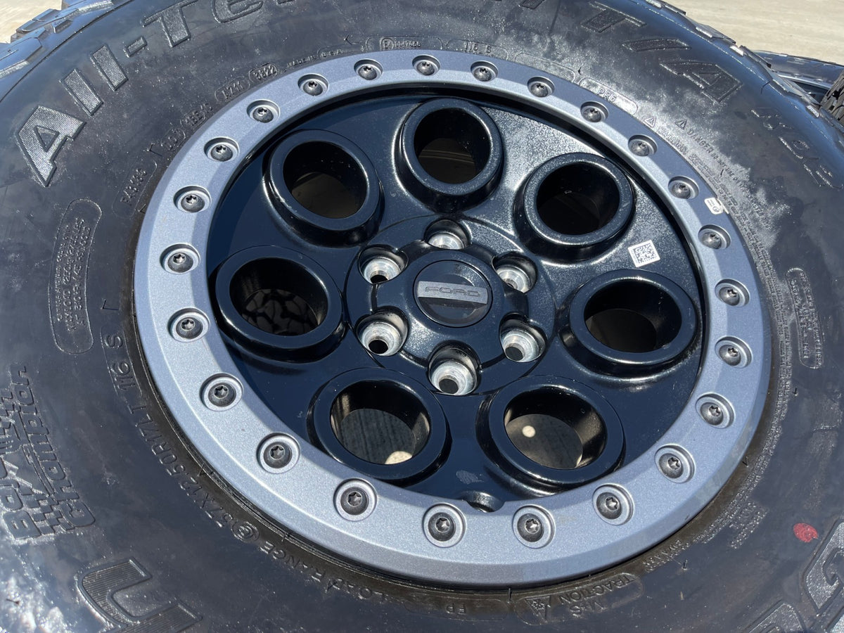 17" Ford F-150 Raptor OEM BEADLOCK 10612 rims wheels BFG KO2 37" SET NEW