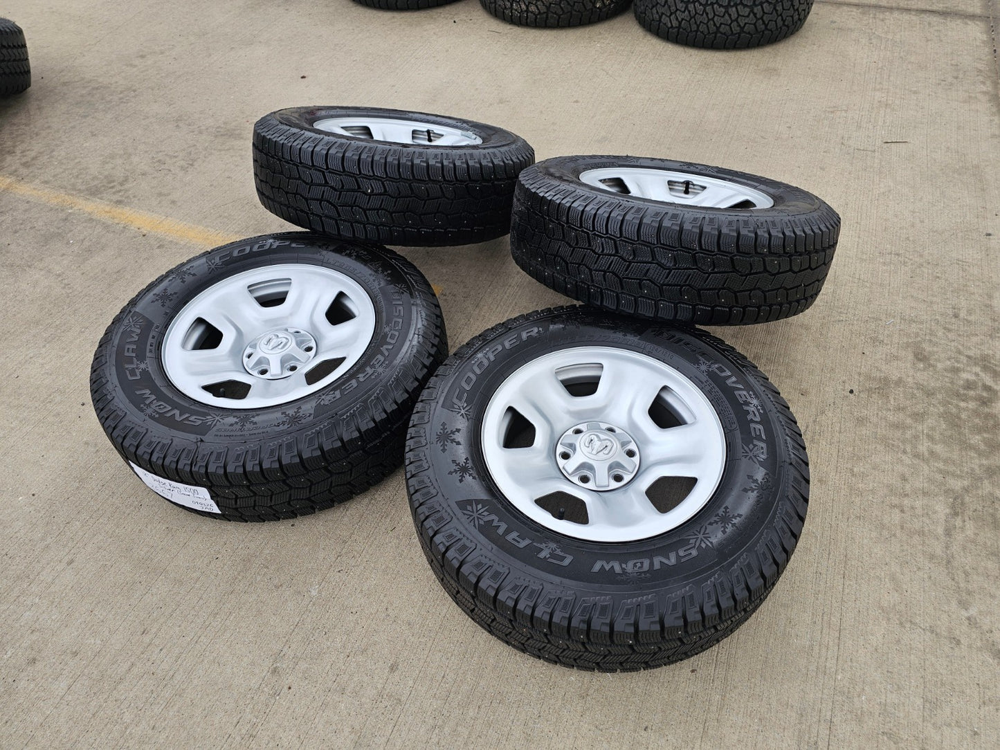 18" Ram 1500 OEM 2667 stock wheels rims SNOW tires 2022 2023 2024 2025 2026