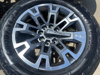 22" Hummer EV HEV 2500 OEM 8x165 wheels rims 2024 2025 2026 2027 NEW GOODYEAR