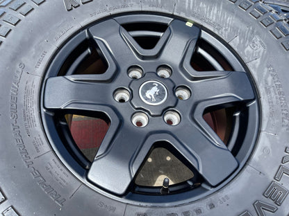 17" Ford Bronco wheels rims 95292 10383 SASQUATCH Ranger tires KENDA 37"