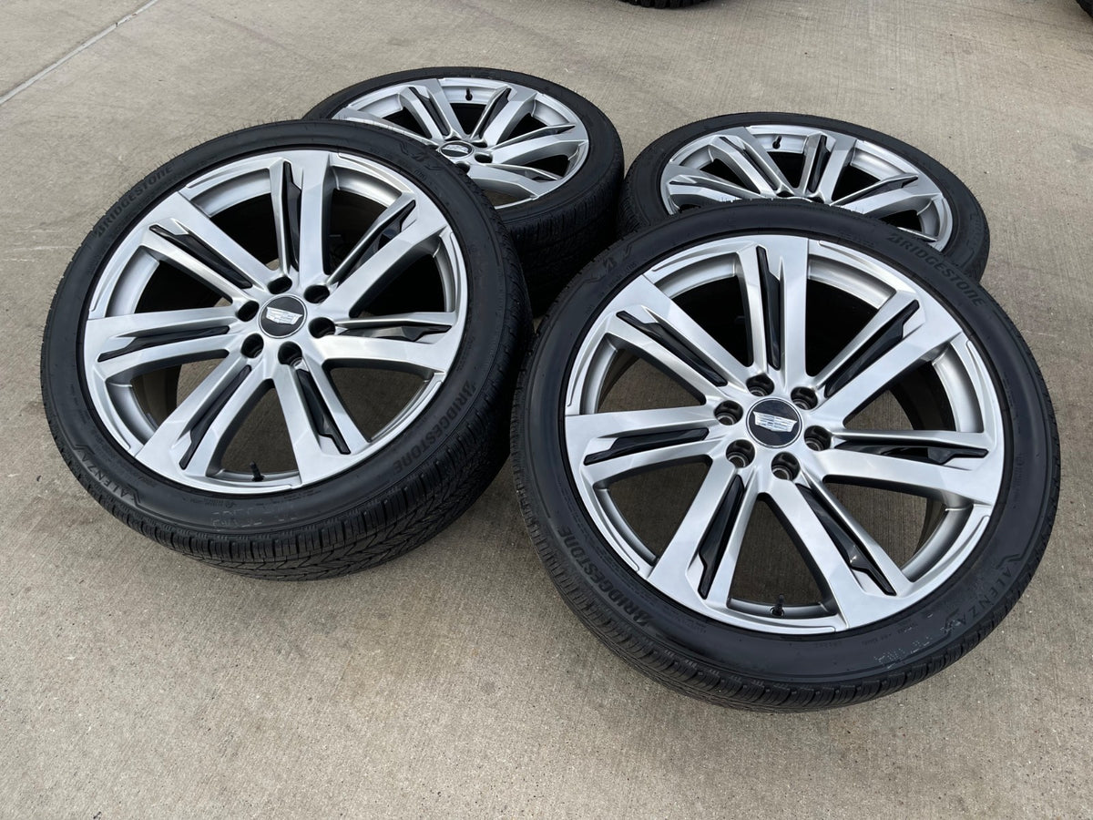 24" Cadillac Escalade V OEM wheels rims 2023 2024 2025 2026 BRIDGESTONE SET NEW