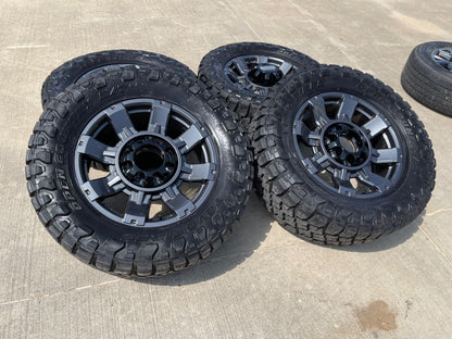 20" Ford F-250 F-350 OEM 10296 10485 Lariat wheels rims SET 2025 2026 TOYO 35"