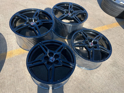 19" + 20" Chevy Corvette C8 OEM wheels rims 14009 200268 2022 2023 2024 2025 NEW