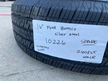 16" Ford Bronco steel wheel rim tire 10226 Ranger 2023 2024 2025 2026 2027 NEW