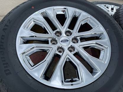 20" Ford F-150 LARIAT Limited OEM 10619 rims wheels CHROME Expedition 2026 NEW