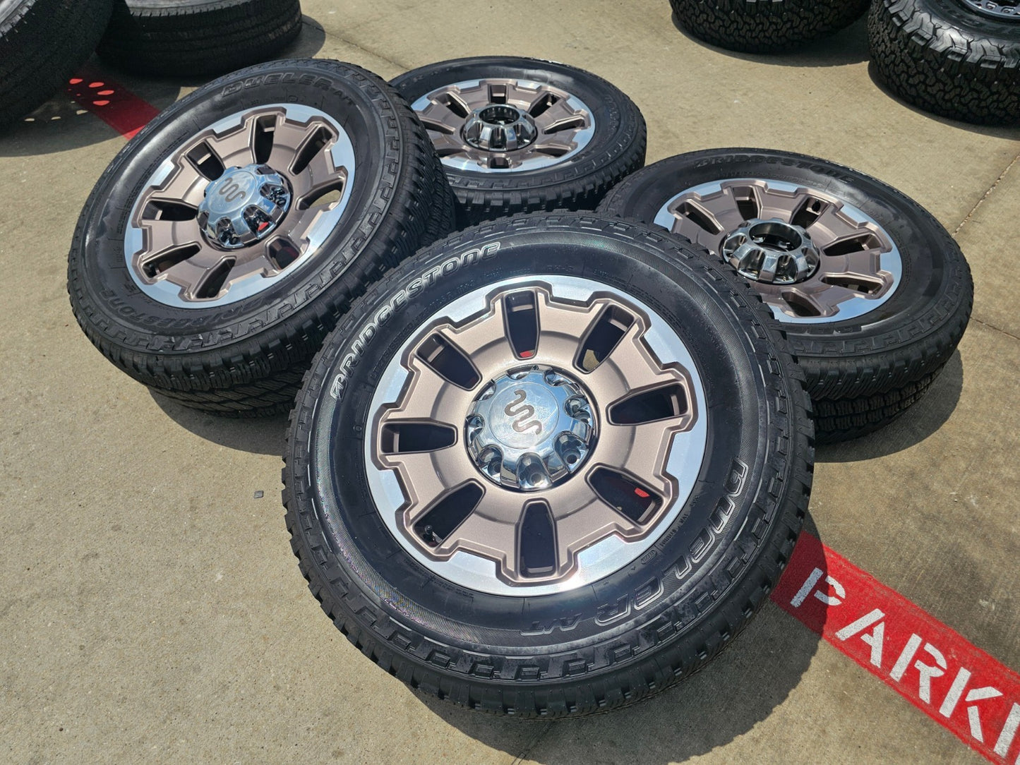 20" Ford F-250 F-350 OEM 10487 LIMITED KING RANCH tan wheels rims 2025 2026 SET