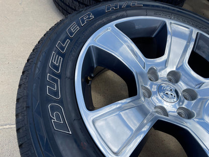 20" Dodge Ram 1500 OEM LIMITED 2676 2723 wheels rims 2025 2026 BRIDGESTONE SET