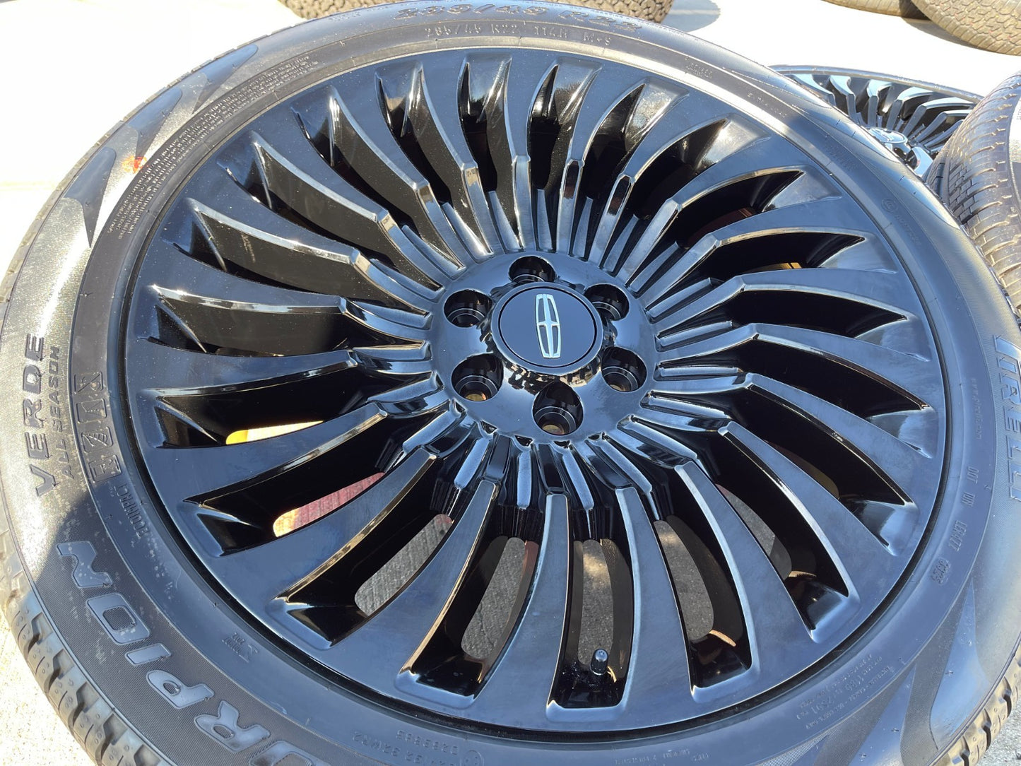 22" Lincoln Navigator OEM rims wheels 10179 Black Label tires MICHELIN NEW