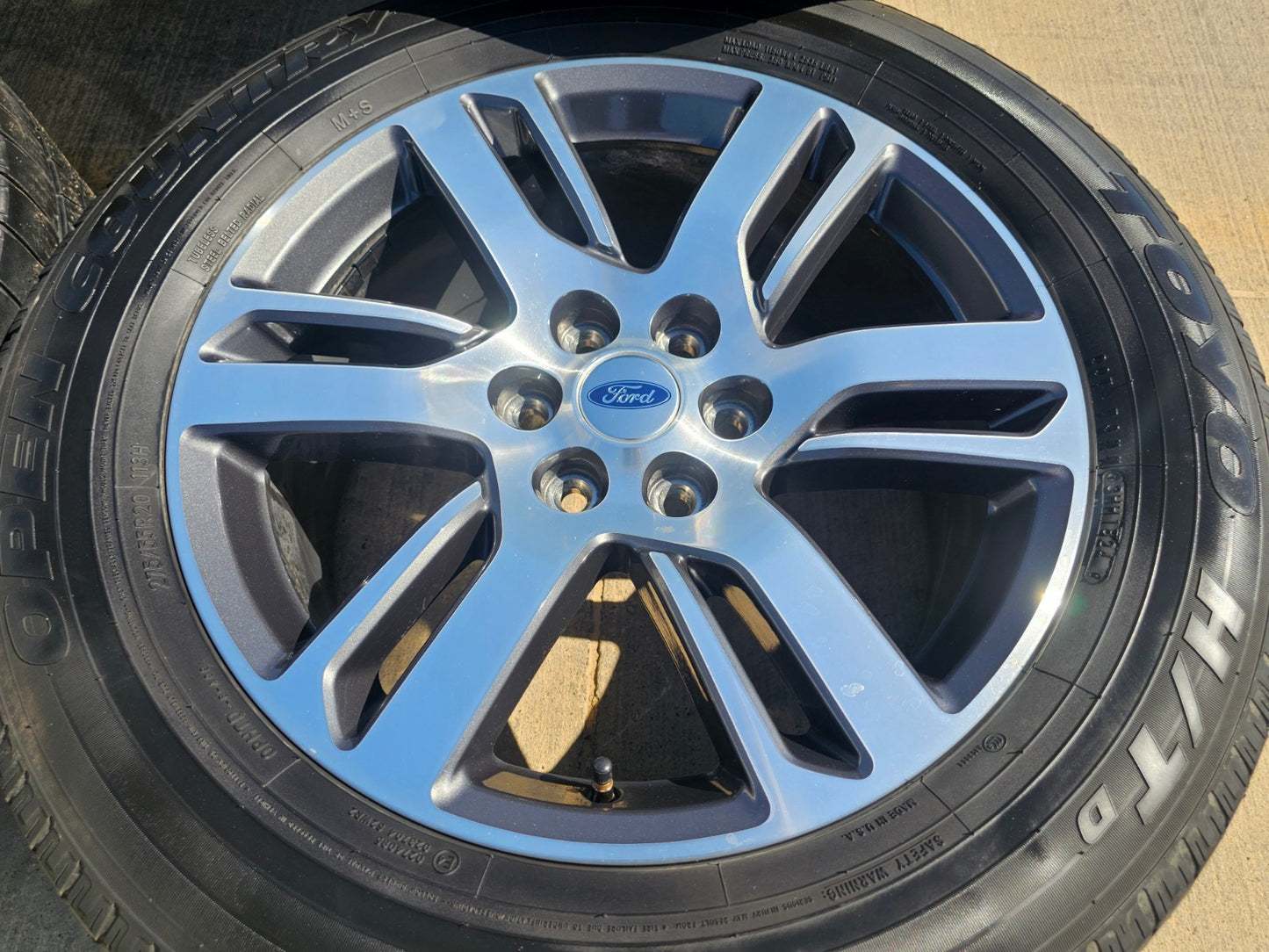 20" Ford Expedition F-150 OEM rims wheels 10441 95362 SET Limited TOYO