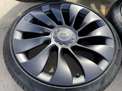 20" Tesla Model 3 OEM Uberturbine wheels rims tires 2021 2022 2023 2024 2025
