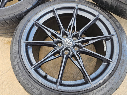 19" Toyota Supra GR OEM 75327 wheels rims 5x112 BMW Z4 2024 2025 2026 MICHELIN
