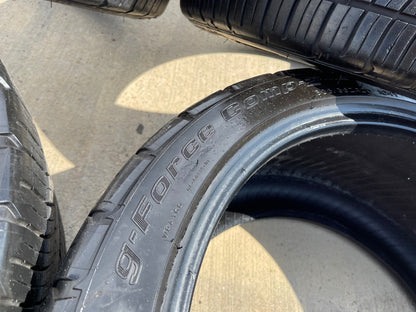 (2) 285/35R20 + (2) 305/35R20 BFG G-Force Comp 2 A/S 104Y XL tires SET