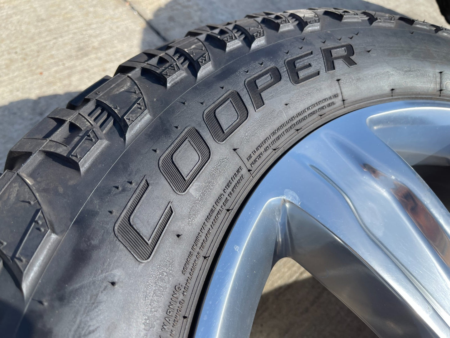 20" Ford F-150 Expedition OEM rims wheels polished 10004 tires COOPER A/T