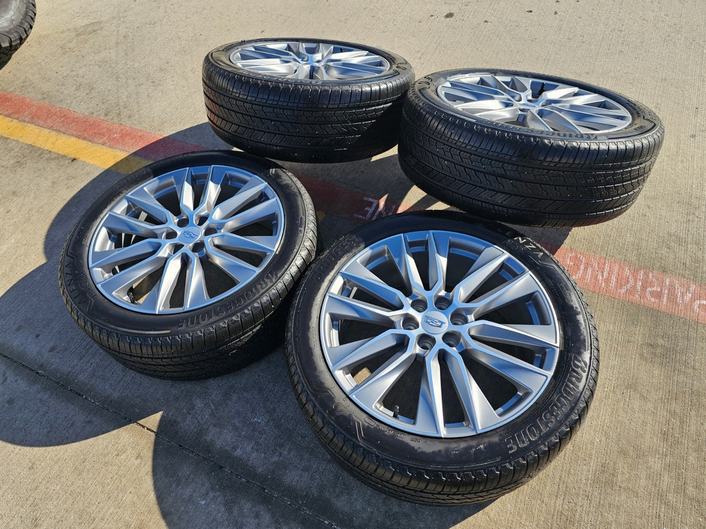 21" Cadillac XT6 XT5 SRX OEM 4851 wheels rims 2023 2024 2025 2026 BRIDGESTONE