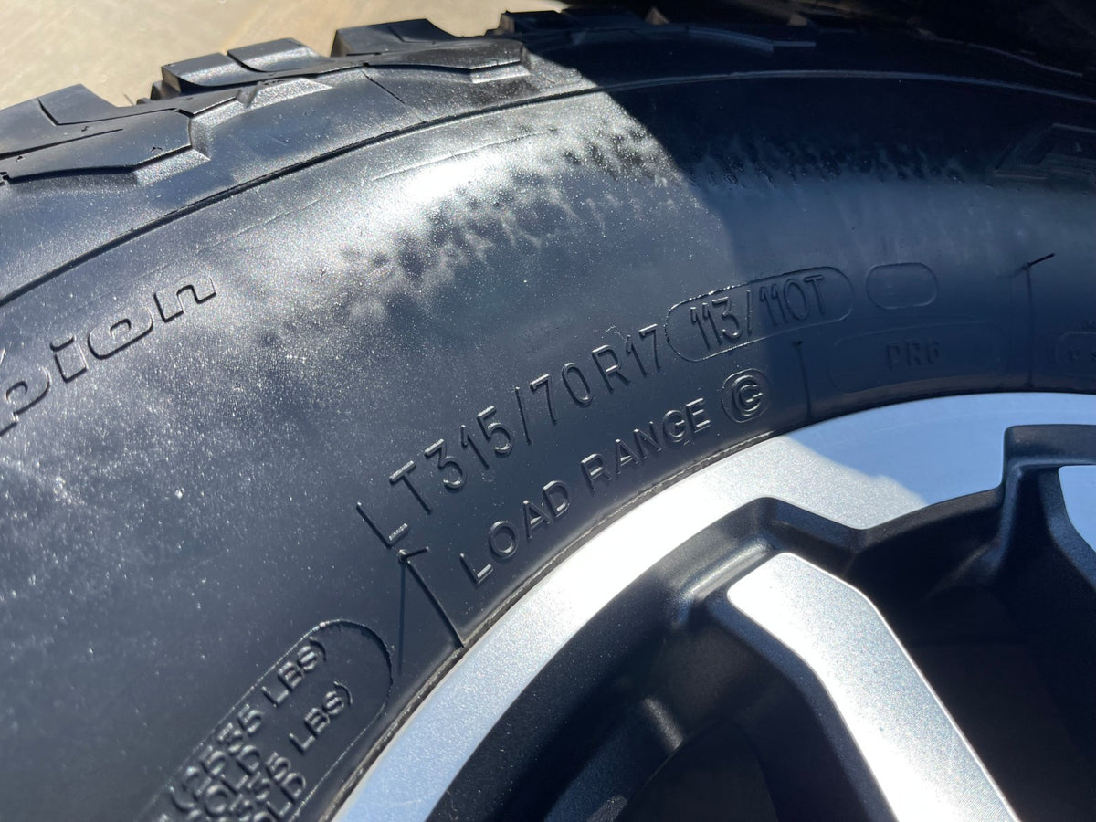 17" Ford F-150 Raptor Bronco OEM 95353 rims wheels SET BFG KO2 35" NEW