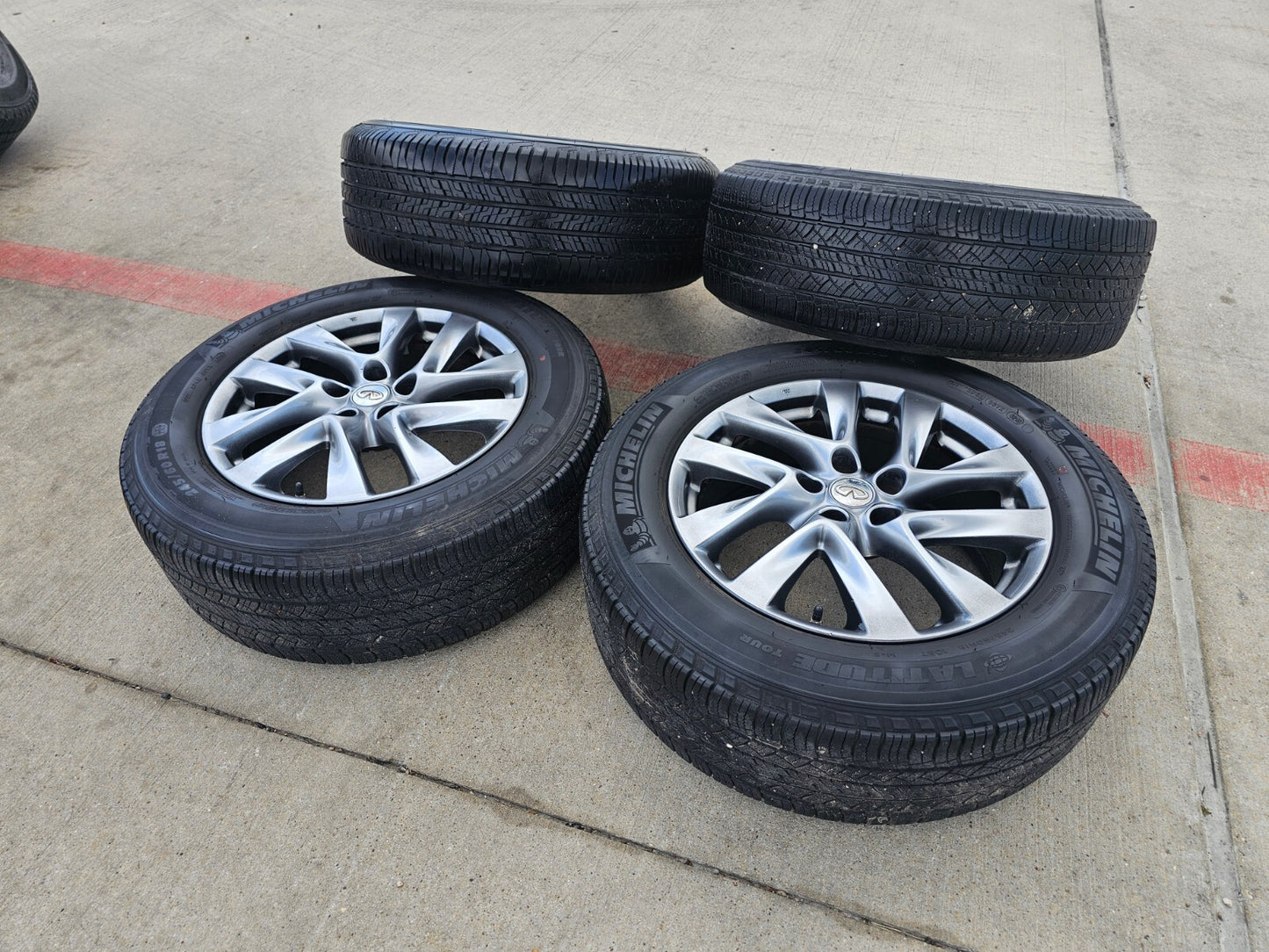 18" Infiniti QX60 FX35 FX45 JX35 Nissan OEM SET wheels rims 73760 71564