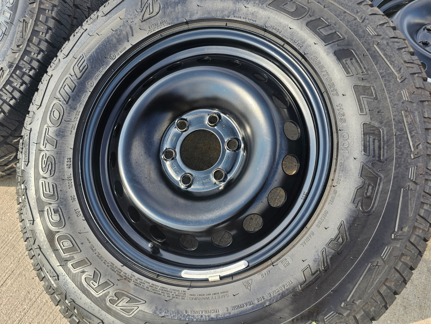 (4) 17" INEOS Grenadier OEM steel wheels rims tires 2023 2024 2025 2026 NEW
