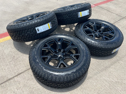 20" Dodge Ram 1500 Jeep Grand Wagoneer OEM OBSIDIAN wheels rims NEW