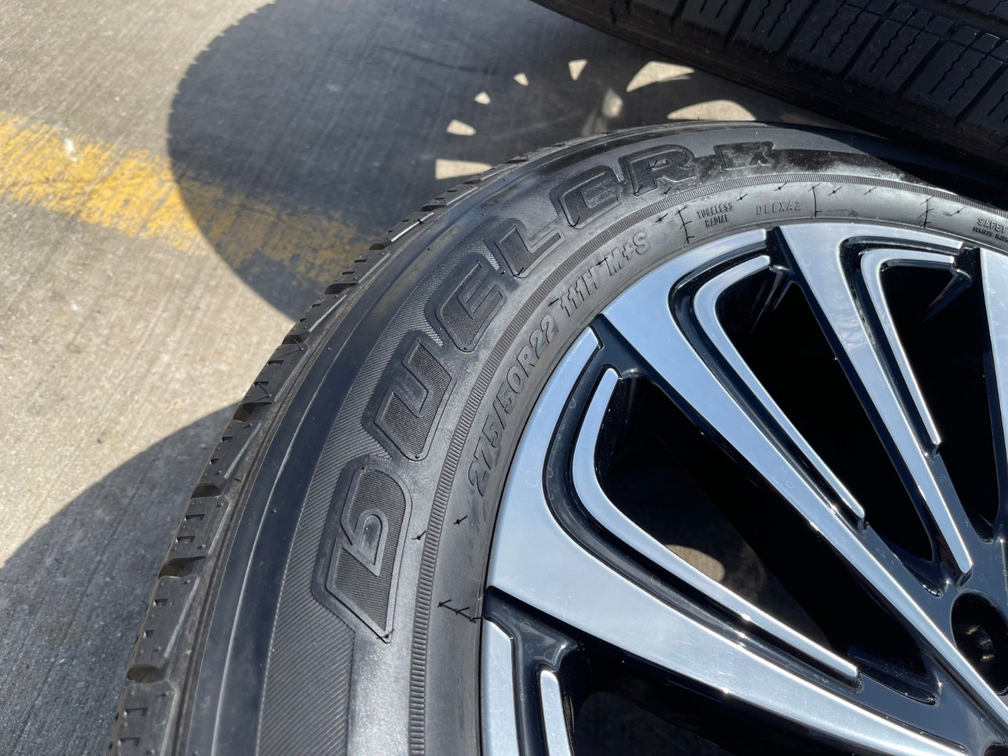 22" Lincoln Navigator OEM 10666 rims wheels BLACK LABEL BRIDGESTONE