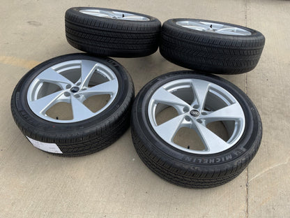 20" 20x8 Audi Q5 wheels rims OEM 94361 Q3 Q7 Q8 SQ5 SQ3 RS S SET MICHELIN NEW