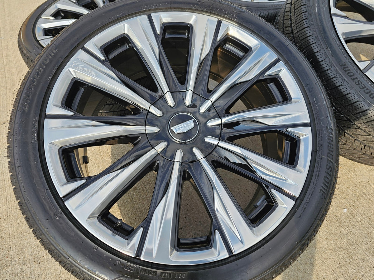 24" Cadillac Escalade PLATINUM OEM wheels rims V 2023 2024 2025 2026 2027 NEW